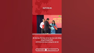 Sở Văn hóa Thể thao và Du lịch tỉnh Lâm Đồng công bố Quyết định về tổ chức bộ máy và công tác cán bộ