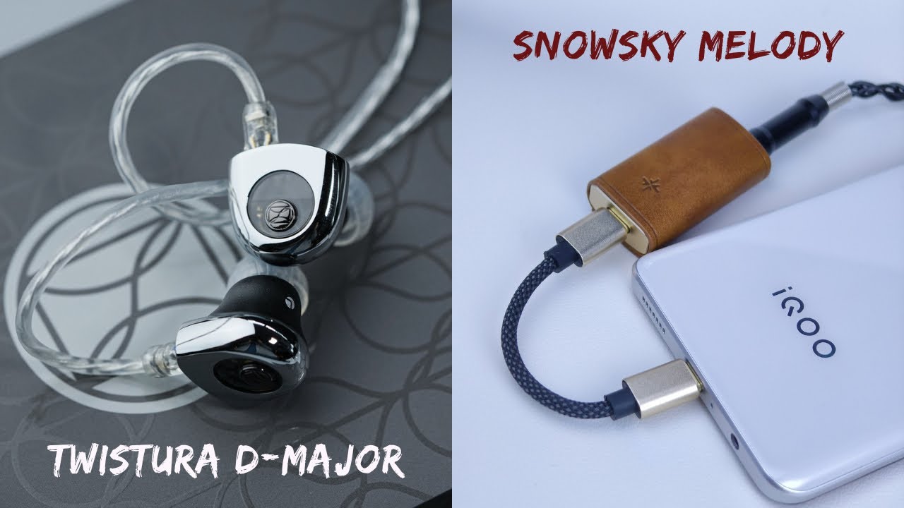Mở hộp và đánh giá nhanh tai nghe Twistura D-Major & dongle DAC/AMP Snowsky Melody