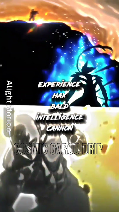 Garou Earth 3 vs Goku Manga #shorts primeira Edit no Alight motion #edit 
