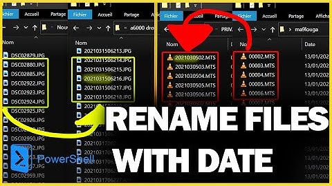 HOW TO CHANGE FILES NAME TO DATE OF CREATION  ALL AT ONCE ON WINDOWS