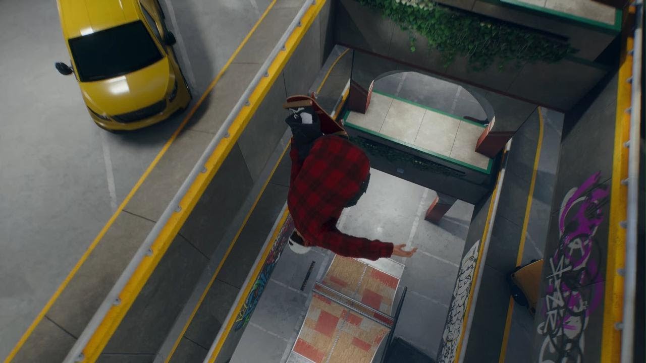 skate. Fakie tuck knee 1440