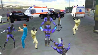 Vegas crime city hero - rope hero gameplay, exploring big city - big bridge found screenshot 3