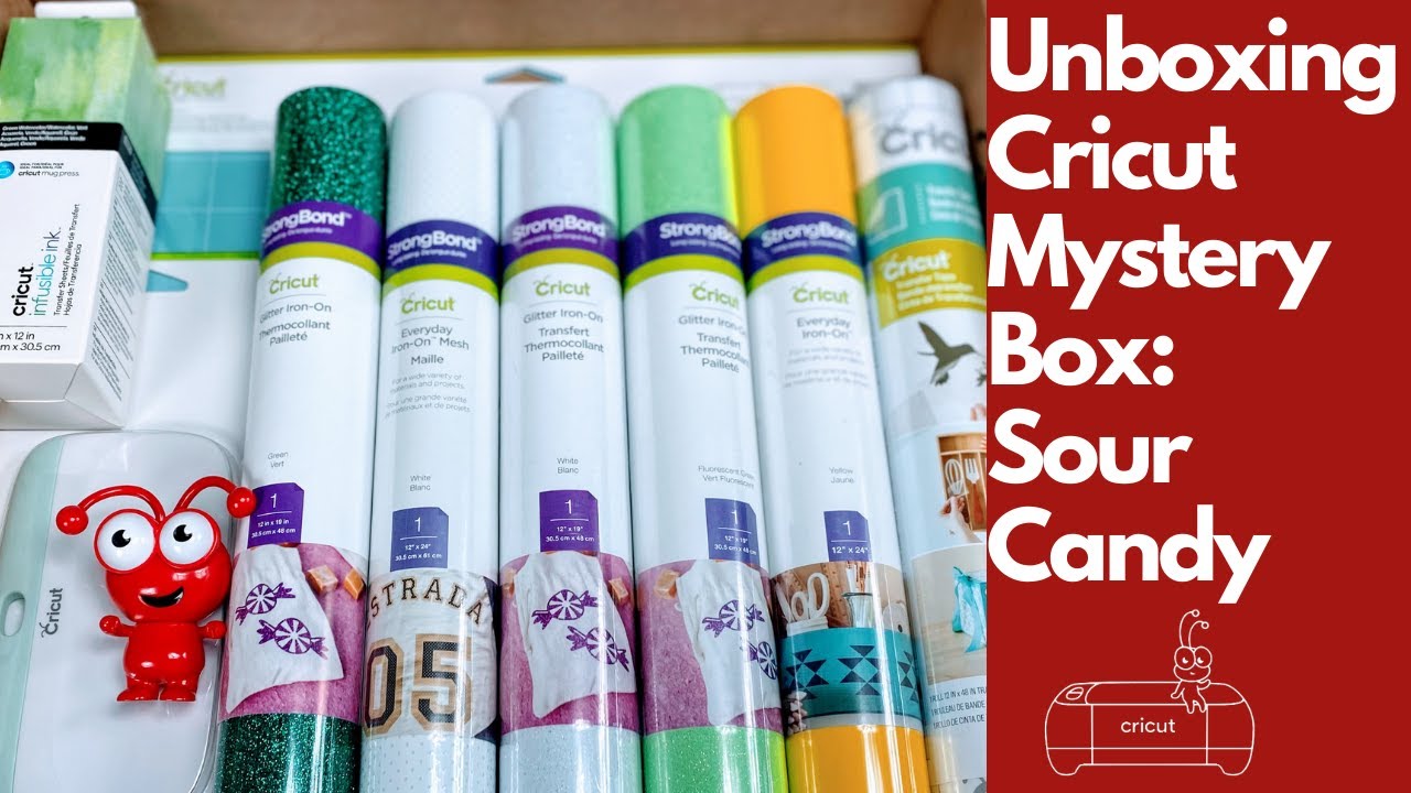 CRICUT MYSTERY BOX UNBOXING SOUR CANDY MYSTYERY BOX MAY 2022 YouTube