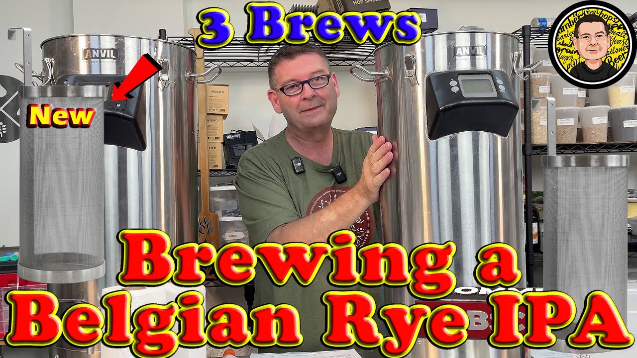 How to brew a Belgian Rye IPA On An Anvil Foundry Home Brewing System