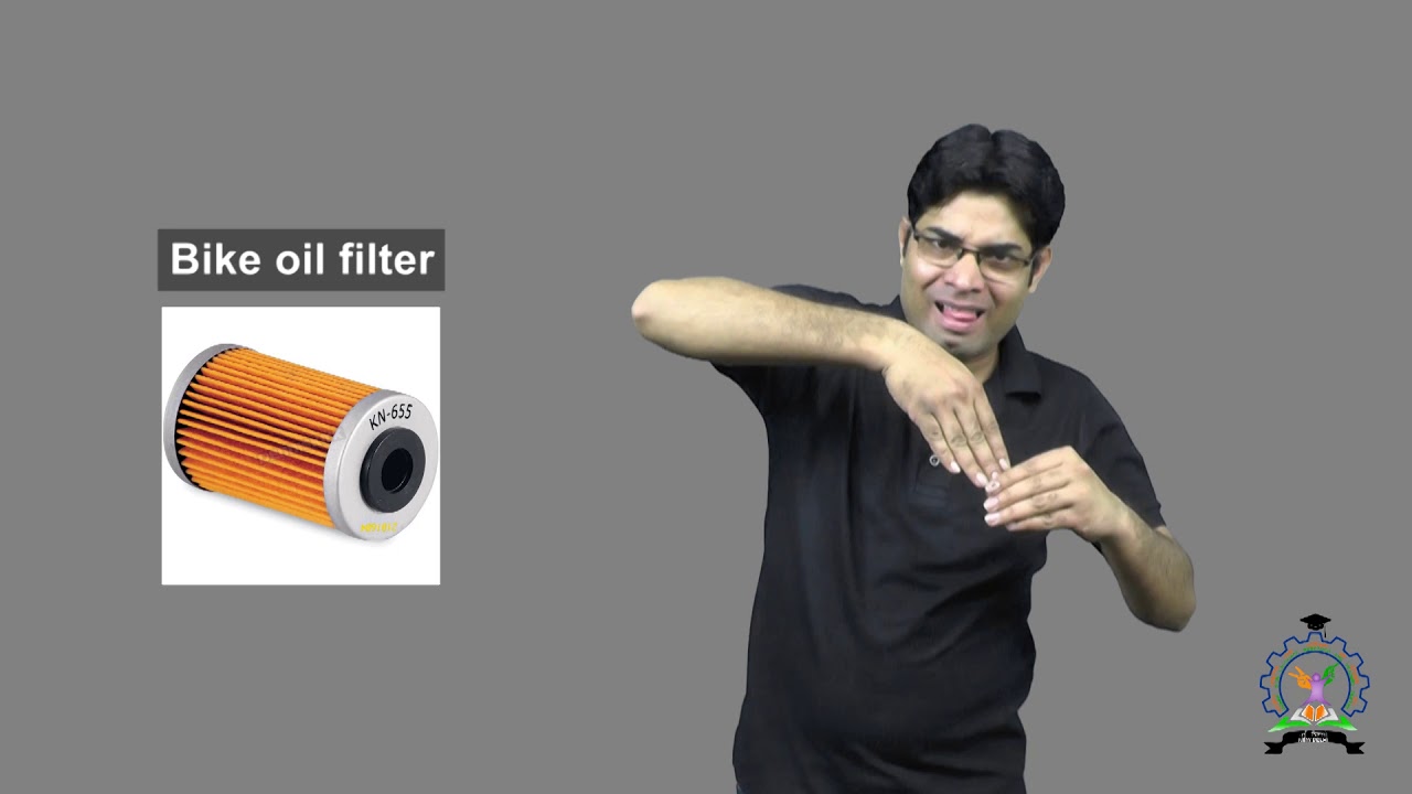 Bike oil filter 1 YouTube