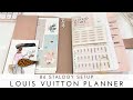Louis Vuitton Planner Setup | B6 STALOGY #b6stalogy #lvagenda