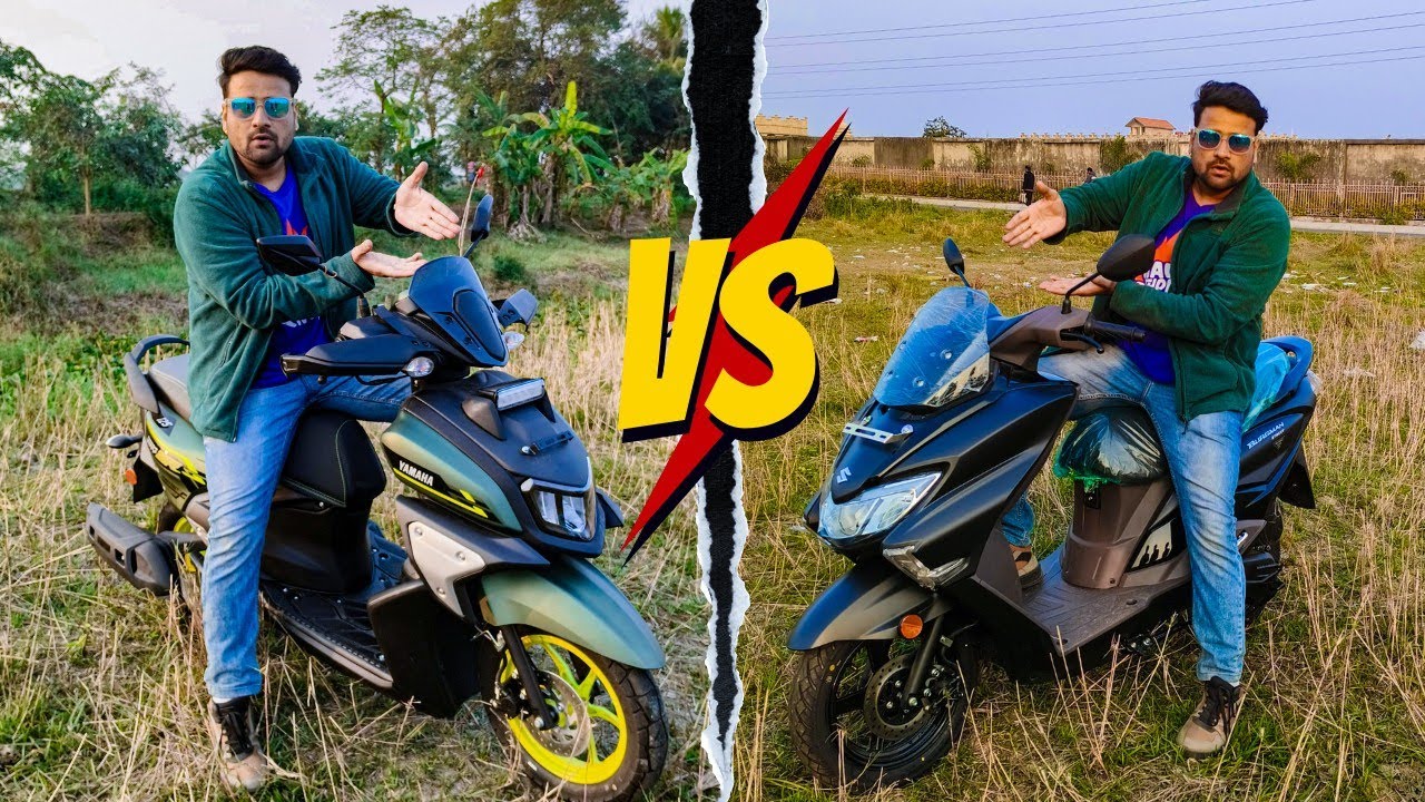 BEST 125cc SCOOTER - SUZUKI BURGMAN vs YAMAHA RAYZR