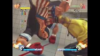 SSF4: Dee Jay EX MGU, Dash, Ultra II (With Inputs & Slow Motion)