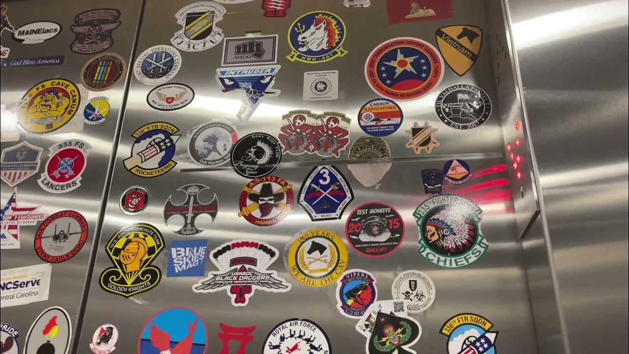 Spirited! And squeaky! 2010 kone hydraulic elevator at USO terminal at