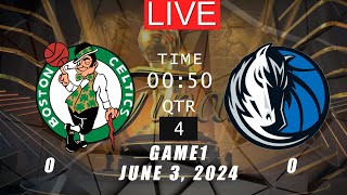 NBA LIVE! Maverick VS Celtics GAME 1 | JUNE 3, 2024 | NBA Finals 2K24