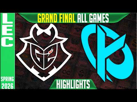 G2 vs KC Highlights ALL GAMES | Grand Final LEC Playoffs 2026 | G2 Esports vs Karmine Corp