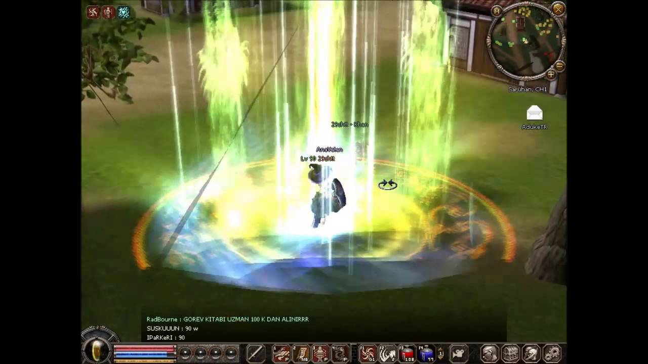 90 Level Ejderha Gücü Şaman İlk Video :)