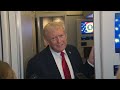 President Trump Gaggles with Press on Air Force One, Oct. 19, 2025