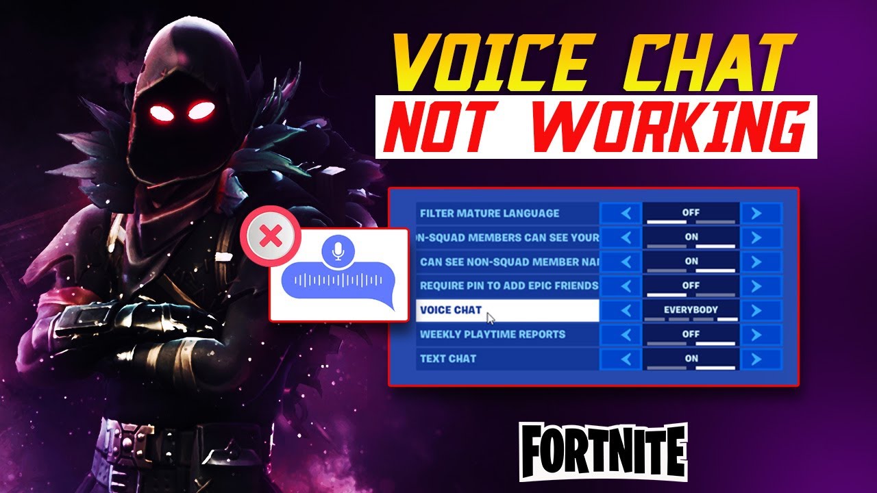 How to Fix Voice Chat Not Working in Fortnite on Windows PC