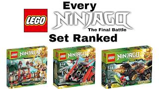 Every Lego Ninjago The Final Battle 2013 Set Ranked