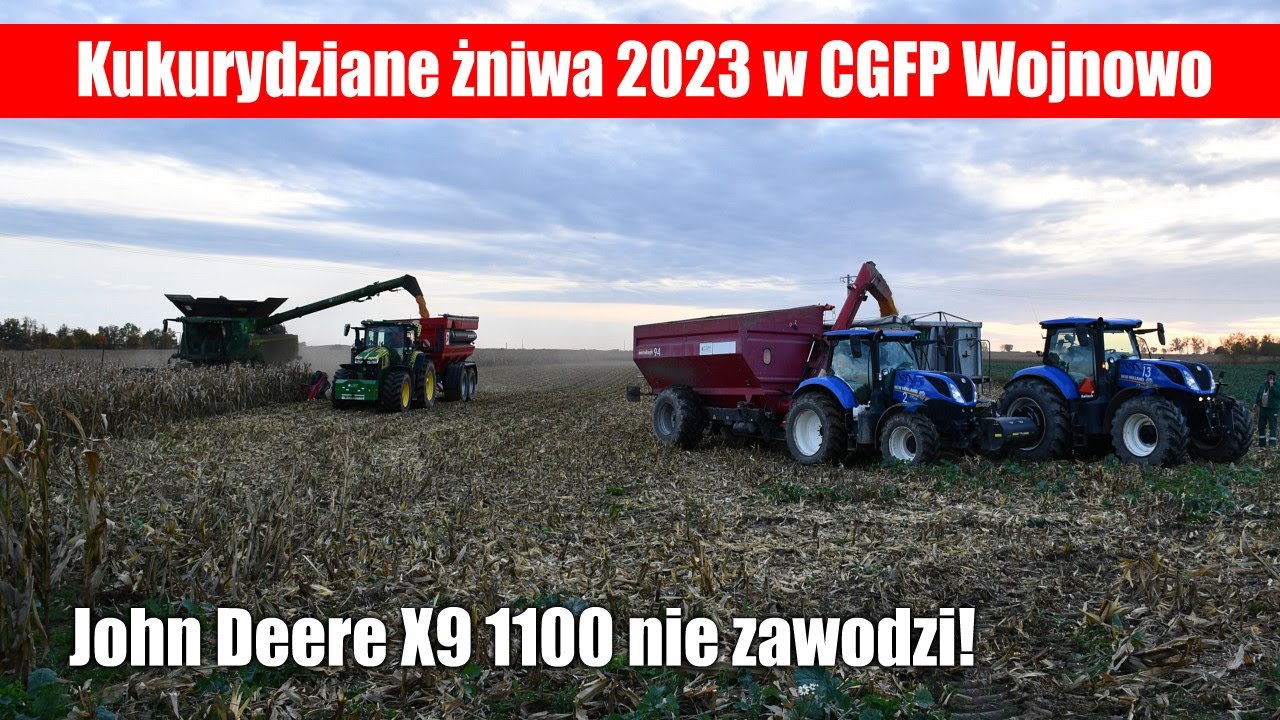 maxresdefault John Deere X9 1100 nie zawodzi! Kukurydza 2023 w CGFP Wojnowo