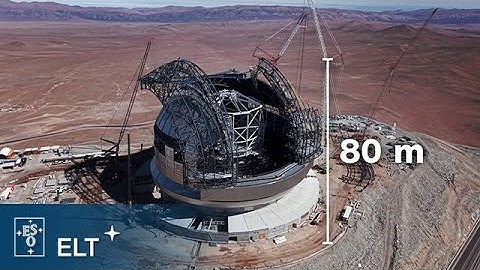 Installing the giant doors of the Extremely Large Telescope