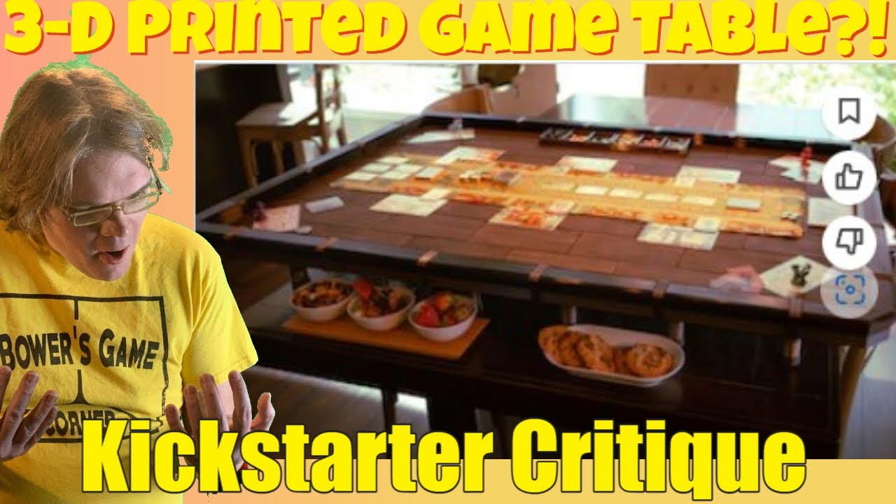 StageTop: The 3D Printed Gaming Table - Kickstarter Critique Review ...