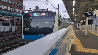 JR東日本京浜東北線233系サイ117編成各駅停車大宮行き西川口駅発車(2024/5/9)