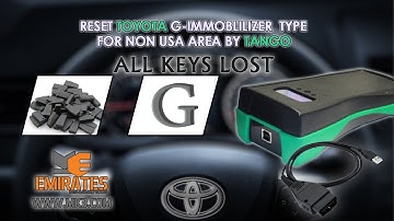 " WWW.MK3.COM " HOW TO RESET TOYOTA G IMMOBLILIZER TYPE FOR NON USA AREA VIA TANGO ALL KEYS LOST