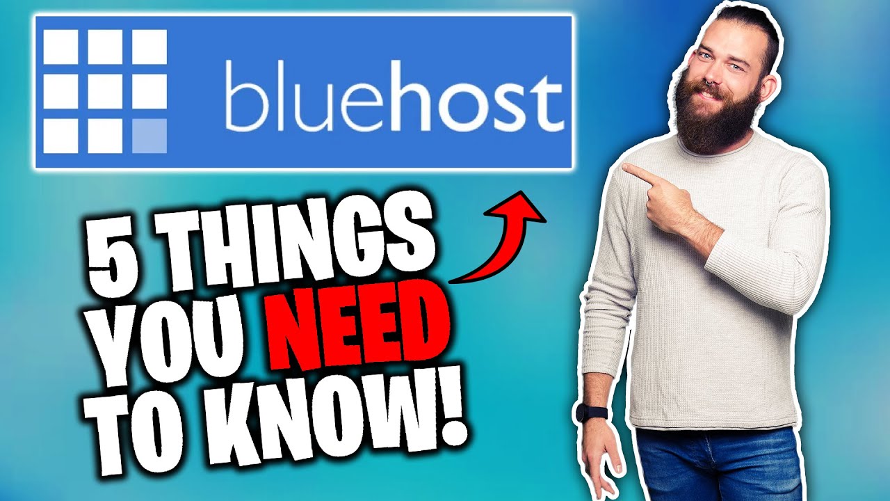 Bluehost Review 2022 - 5 Things You NEED To Know Before You Buy! - YouTube