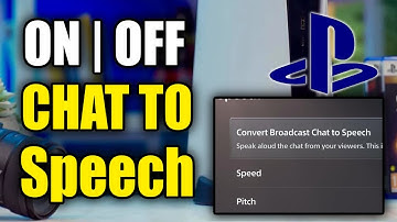 How to Turn ON or OFF Chat to Speech on PS5 LIVE STREAM (Best Method)