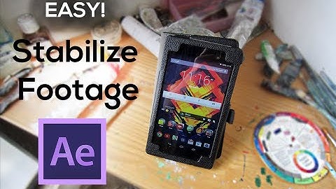 How to Use Warp Stabilizer in After Effects CC / CS6 / CS5.5!