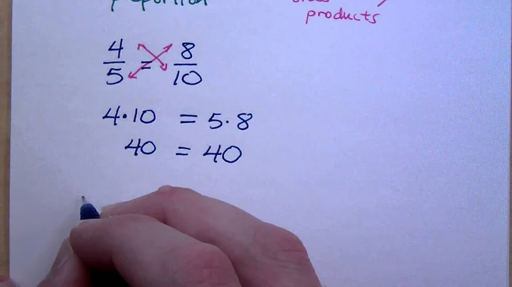 Prealgebra - Part 114 (Proportions)