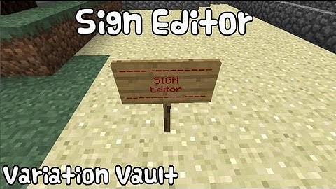 Minecraft Bukkit Plugin - Sign editor - Edit sign text **Must Have Plugin**