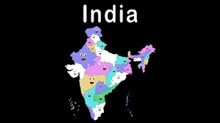 India's States and Capitals Song for Kids