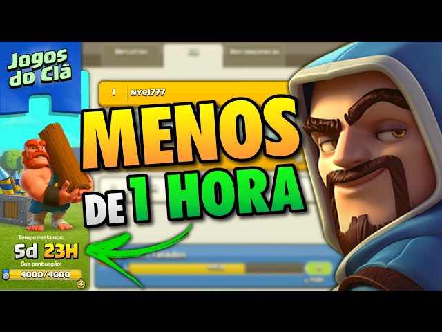 TUTORIAL COMPLETO DO JOGOS DO CLÃ / CLAN GAMES CLASH OF CLANS