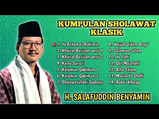 #3 Kumpulan Sholawat Klasik H. Salafuddin Benyamin | Pujian Sebelum Sholat | Sholawat Jaman Dulu class=