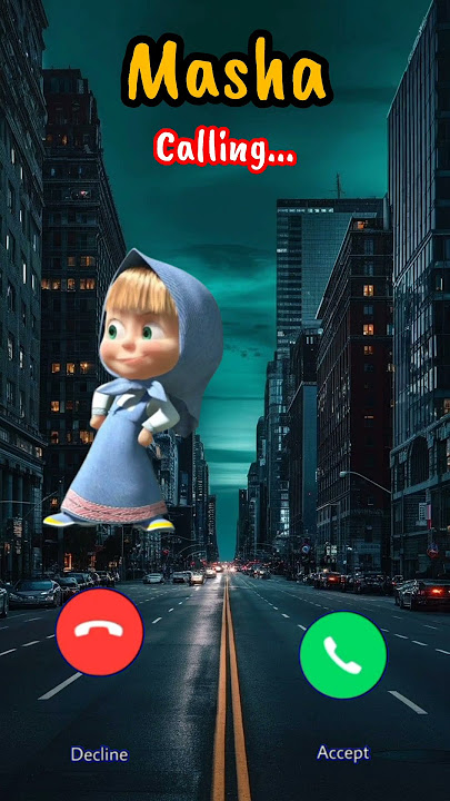 Masha calling... #masha #bear #cartoon #shorts #ringtone #calling