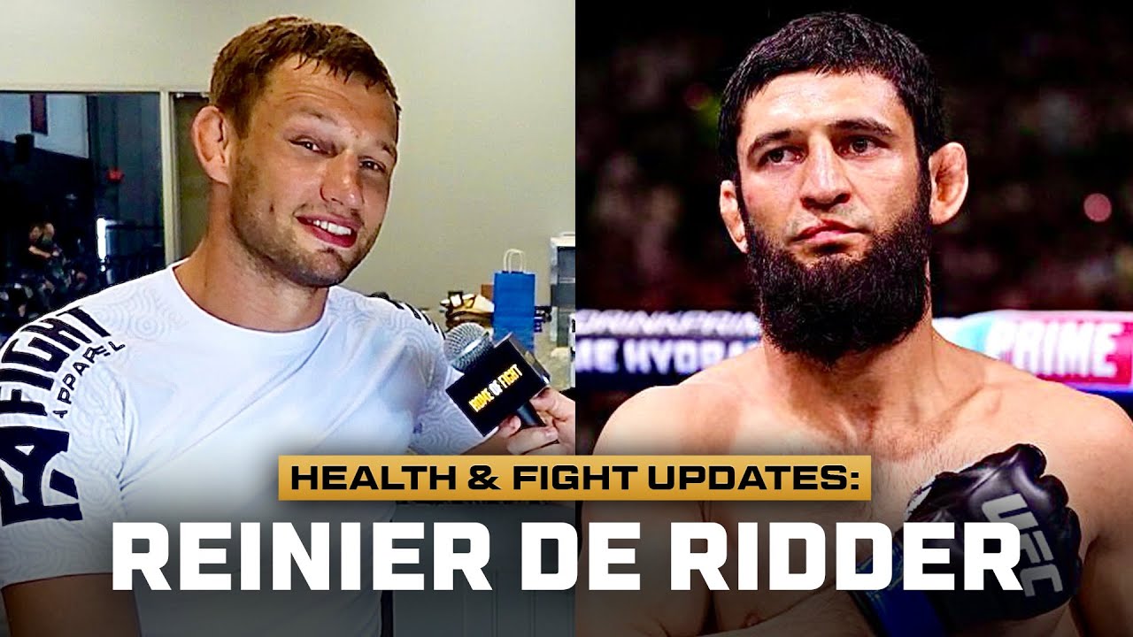 REINIER DE RIDDER Addresses Khamzat Chimaev & Fake Twitter | Health Details: "Pushed Myself Too Far"