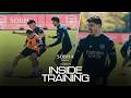 Full focus on Newcastle United | INSIDE TRAINING | Gym work, shooting drills and foot tennis | PL