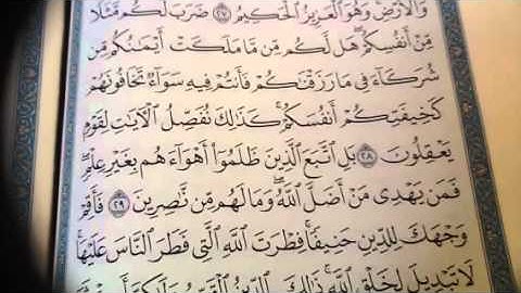 سورة الروم تصحيح تلاوات ٤٠٧ص