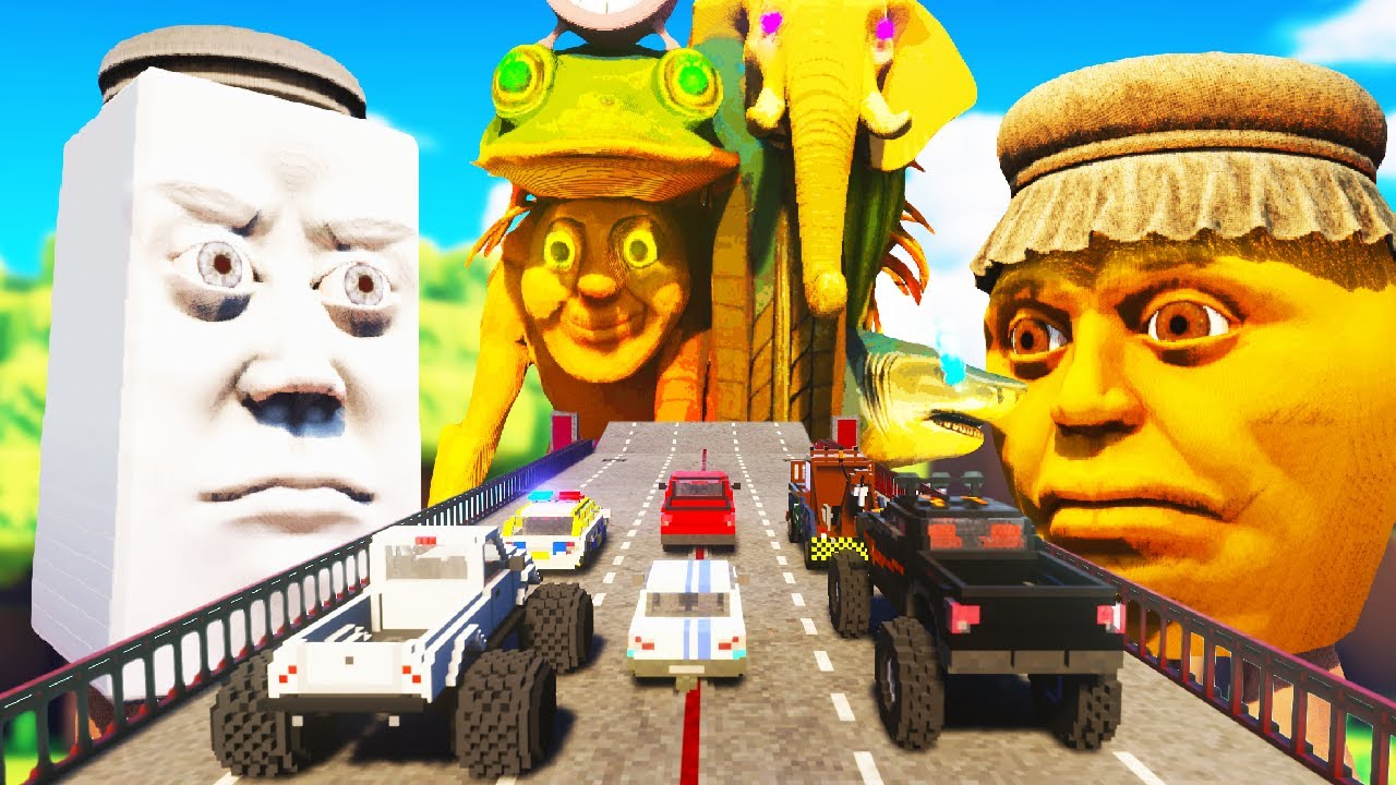 BRIDGE ITALIAN BRAINROT PART 4 vs CARS (Teardown)