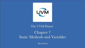Chapter 7: Static Methods and Variables