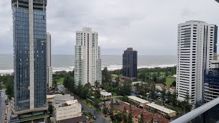 Meriton Suites at Broadbeach on the Gold Coast. Room Tour.