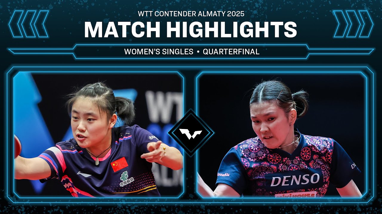 Xu Yi vs Honoka Hashimoto | WS QF | #WTTAlmaty 2025