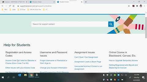 F20 - MAT1033C - Pearson MyLab - Getting Started