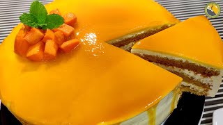 😋PERFECT 1 Kg| MANGO CAKE|| NO OVEN || Mango Truffle cake|| MANGO CAKE RECIPE IN MALAYALAM|Ep. #218