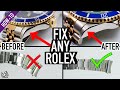 Restore &amp; Service Any Over Polished Rolex Watch: My Submariner 16613 Before &amp; After With Rolliworks