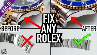Restore &amp; Service Any Over Polished Rolex Watch: My Submariner 16613 Before &amp; After With Rolliworks