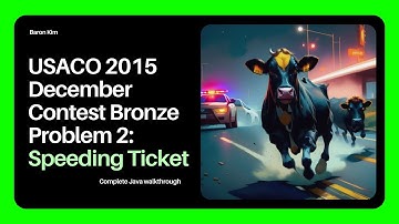 USACO Speeding Ticket Walkthrough | Java