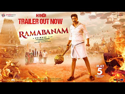 Ramabanam Official Hindi Trailer  | Gopichand, Jagapathi Babu, Kushboo Sundar | B4U