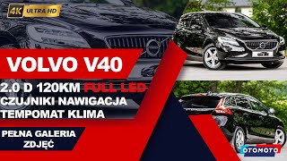 [𝟒𝐊] ✅VOLVO V40 2.0D 120KM FULL LED NA SPRZEDAŻ✅