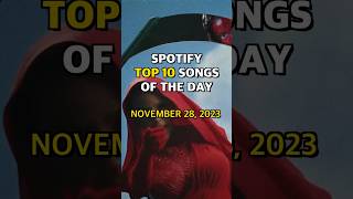 Spotify Top 10 Songs of the Day, November 28, 2023 #shorts #musiclovers #charttoppers