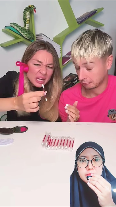 bukan cutton bud tapi lipstik‼️LIKeatVo #funny #shorts #dubbing